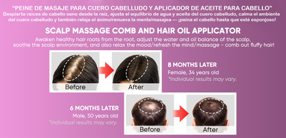 Peine electrico de masaje capilar